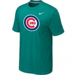 MLB Chicago Cubs Nike Green Club Logo T-Shirt