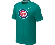 MLB Chicago Cubs Nike Green Club Logo T-Shirt