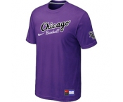 MLB Chicago White Sox Nike Away Practice T-Shirt Purple