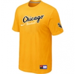 MLB Chicago White Sox Nike Away Practice T-Shirt Yellow