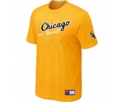 MLB Chicago White Sox Nike Away Practice T-Shirt Yellow