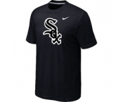 MLB Chicago White Sox Nike Heathered Black Club Logo T-Shirt