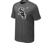 MLB Chicago White Sox Nike Heathered D.Grey Club Logo T-Shirt