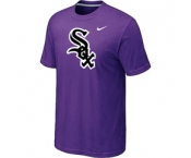 MLB Chicago White Sox Nike Heathered Purple Club Logo T-Shirt