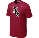 MLB Chicago White Sox Nike Heathered Red Club Logo T-Shirt