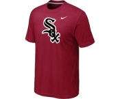 MLB Chicago White Sox Nike Heathered Red Club Logo T-Shirt