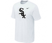 MLB Chicago White Sox Nike Heathered White Club Logo T-Shirt