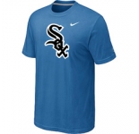 MLB Chicago White Sox Nike Heathered light Blue Club Logo T-Shirt
