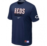 MLB Cincinnati Reds Nike D.Blue Short Sleeve Practice T-Shirt