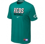 MLB Cincinnati Reds Nike Green Short Sleeve Practice T-Shirt