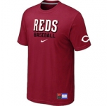 MLB Cincinnati Reds Nike Red Short Sleeve Practice T-Shirt