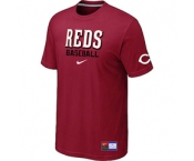 MLB Cincinnati Reds Nike Red Short Sleeve Practice T-Shirt