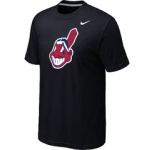 MLB Cleveland Indians Heathered Nike Black Blended T-Shirt