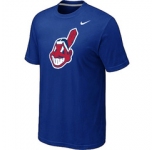 MLB Cleveland Indians Heathered Nike Blue Blended T-Shirt
