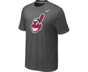 MLB Cleveland Indians Heathered Nike D.Grey Blended T-Shirt