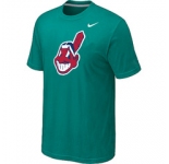 MLB Cleveland Indians Heathered Nike Green Blended T-Shirt