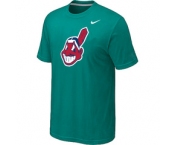 MLB Cleveland Indians Heathered Nike Green Blended T-Shirt