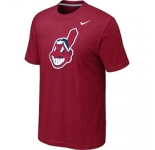 MLB Cleveland Indians Heathered Nike Red Blended T-Shirt