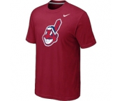 MLB Cleveland Indians Heathered Nike Red Blended T-Shirt