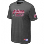 MLB Cleveland Indians Nike D.Grey Short Sleeve Practice T-Shirt