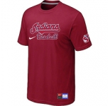 MLB Cleveland Indians Nike Red Short Sleeve Practice T-Shirt
