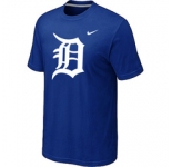 MLB Detroit Tigers Heathered Blue Nike Blended T-Shirt