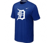 MLB Detroit Tigers Heathered Blue Nike Blended T-Shirt