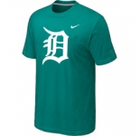 MLB Detroit Tigers Heathered Green Nike Blended T-Shirt