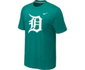MLB Detroit Tigers Heathered Green Nike Blended T-Shirt