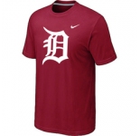 MLB Detroit Tigers Heathered Red Nike Blended T-Shirt