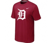 MLB Detroit Tigers Heathered Red Nike Blended T-Shirt