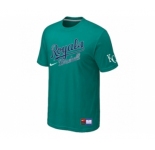 MLB Kansas City Royals Green Nike Short Sleeve Practice T-Shirt