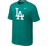 MLB Los Angeles Dodgers Nike Logo Legend Green T-Shirt