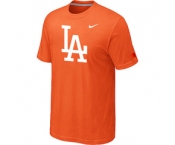 MLB Los Angeles Dodgers Nike Logo Legend Orange T-Shirt