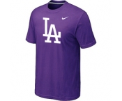 MLB Los Angeles Dodgers Nike Logo Legend Purple T-Shirt