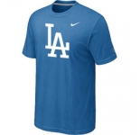 MLB Los Angeles Dodgers Nike Logo Legend light Blue T-Shirt