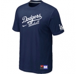 MLB Los Angeles Dodgers Nike Short Sleeve Practice T-Shirt light D.Blue