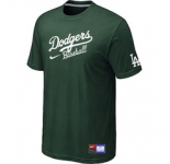 MLB Los Angeles Dodgers Nike Short Sleeve Practice T-Shirt light D.Green