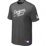 MLB Los Angeles Dodgers Nike Short Sleeve Practice T-Shirt light D.Grey