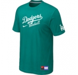 MLB Los Angeles Dodgers Nike Short Sleeve Practice T-Shirt light Green