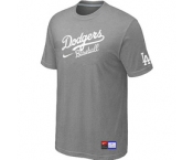 MLB Los Angeles Dodgers Nike Short Sleeve Practice T-Shirt light L.Grey