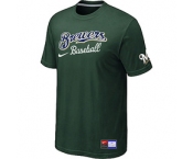 MLB Milwaukee Brewers D.Green Nike Short Sleeve Practice T-Shirt