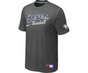 MLB Milwaukee Brewers D.Grey Nike Short Sleeve Practice T-Shirt