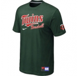 MLB Minnesota Twins D.Green Nike Short Sleeve Practice T-Shirt