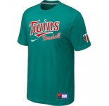 MLB Minnesota Twins Green Nike Short Sleeve Practice T-Shirt