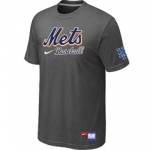 MLB New York Mets D.Grey Nike Short Sleeve Practice T-Shirt