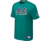 MLB New York Mets Green Nike Short Sleeve Practice T-Shirt