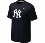 MLB New York Yankees Heathered Black Nike Blended T-Shirt