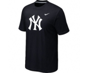 MLB New York Yankees Heathered Black Nike Blended T-Shirt