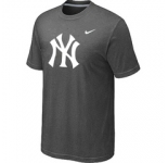 MLB New York Yankees Heathered D.Grey Nike Blended T-Shirt